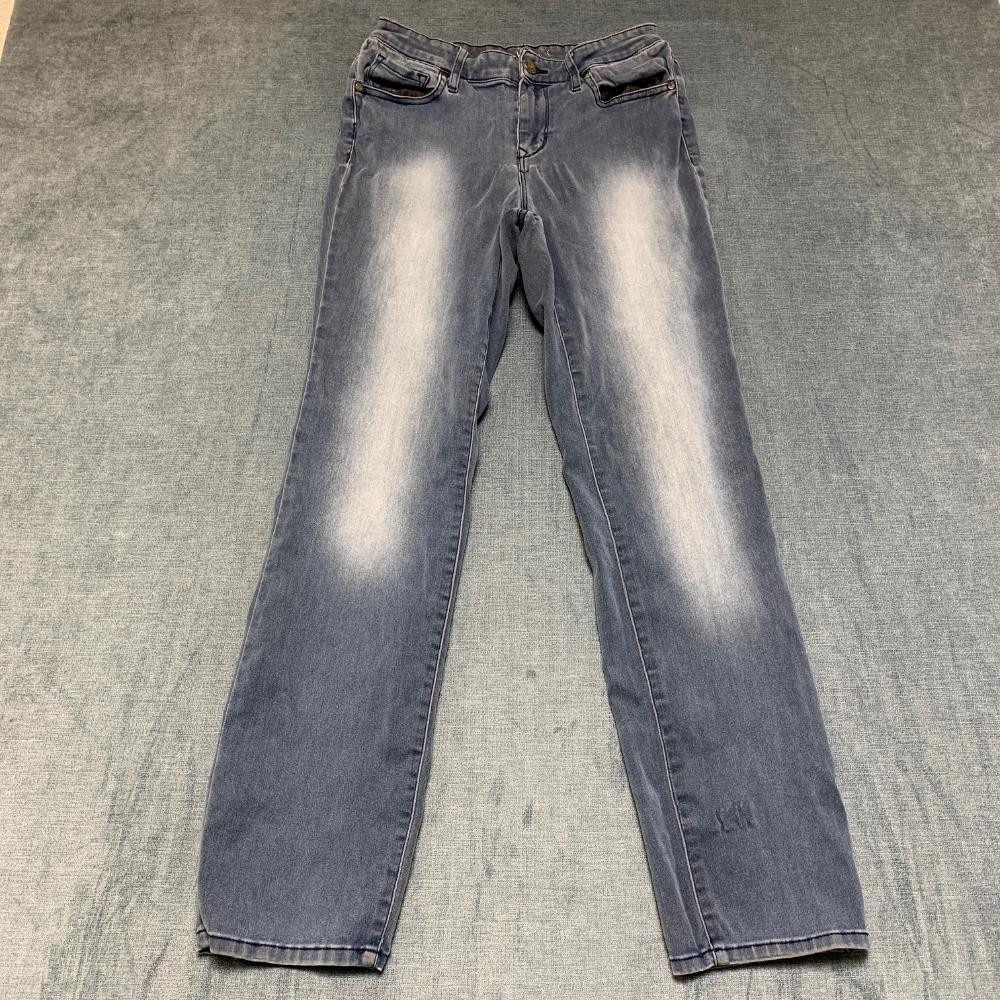 Gloria Vanderbilt Jeans Womens 6 28x30 Blue Denim Cotton Stretch Straight Leg